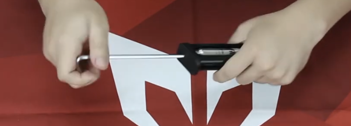 Ensure the screw is properly in place